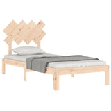 Cadre de lit sans matelas 90x200 cm bois de pin massif