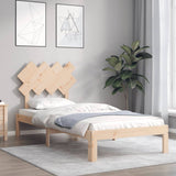 Cadre de lit sans matelas 90x200 cm bois de pin massif