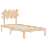 Cadre de lit sans matelas 90x200 cm bois de pin massif