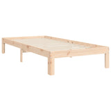 Cadre de lit sans matelas 90x200 cm bois de pin massif