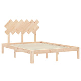 Cadre de lit sans matelas 120x200 cm bois de pin massif