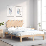 Cadre de lit sans matelas 120x200 cm bois de pin massif