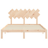 Cadre de lit sans matelas 140x200 cm bois massif de pin