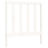 Cadre de lit sans matelas blanc bois de pin massif