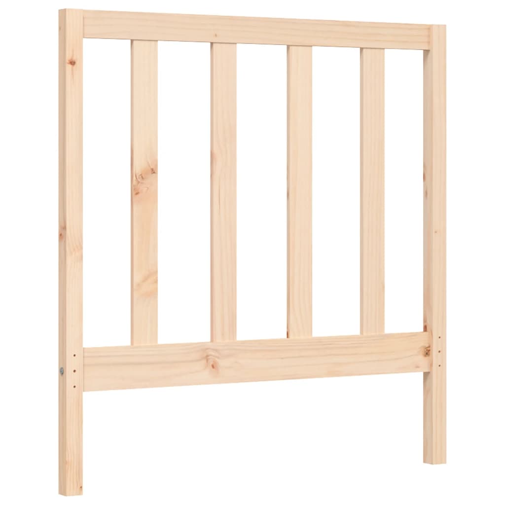 Cadre de lit sans matelas 100x200 cm bois massif de pin