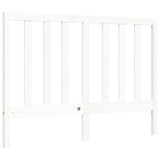 Cadre de lit sans matelas blanc 120x200 cm bois de pin massif