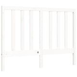 Bed frame without mattress white 140x200 cm solid pine wood