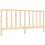 Bed frame without mattress 200x200 cm solid pine wood