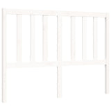 Cadre de lit sans matelas blanc bois de pin massif