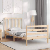 Cadre de lit sans matelas 90x200 cm bois de pin massif