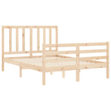 Cadre de lit sans matelas 120x200 cm bois de pin massif