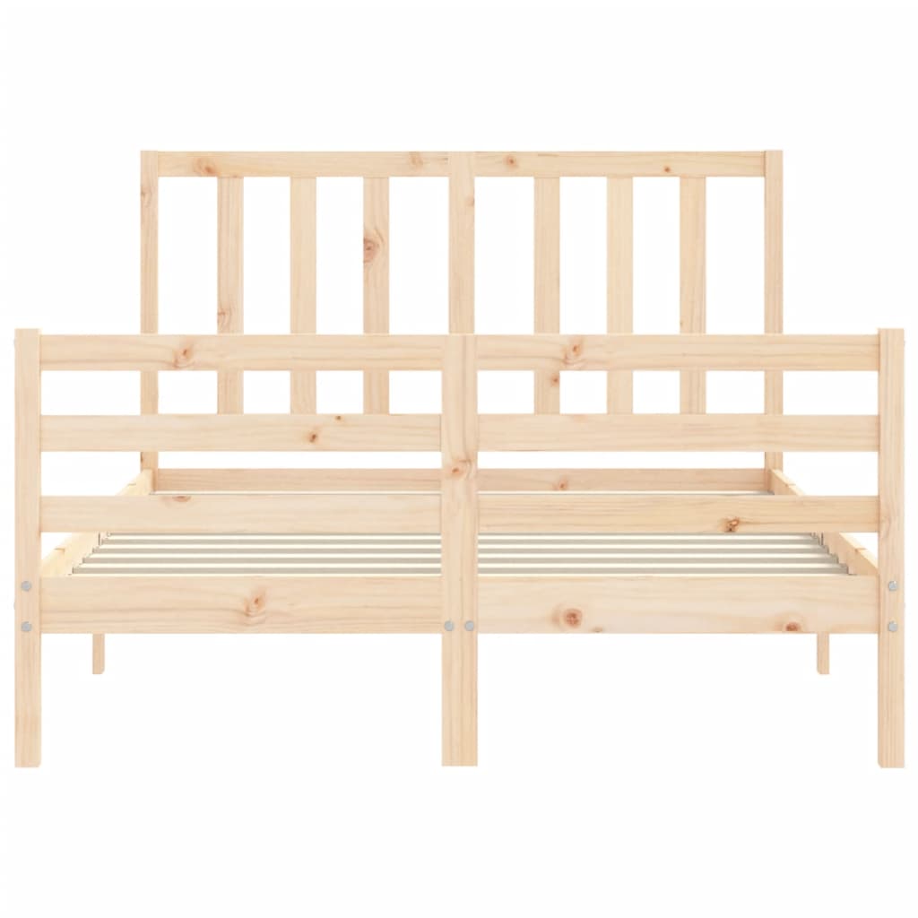 Cadre de lit sans matelas 120x200 cm bois de pin massif