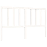 Cadre de lit sans matelas blanc 160x200 cm bois de pin massif