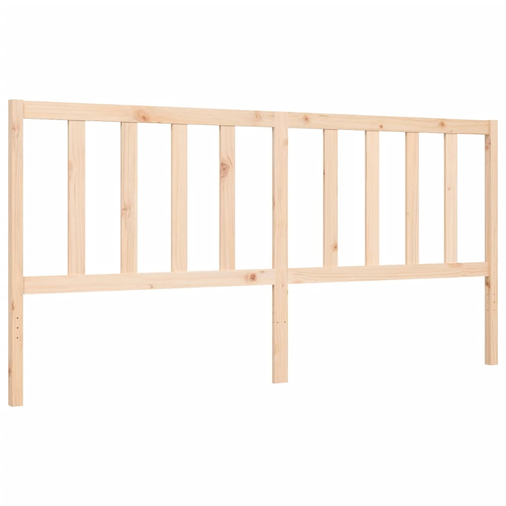 Cadre de lit sans matelas 200x200 cm bois massif de pin