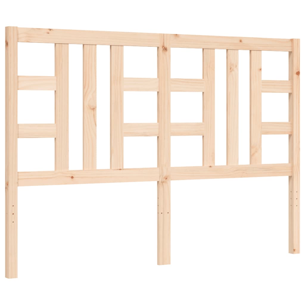 Bed frame without mattress 160x200 cm solid wood