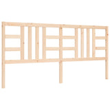 Cadre de lit sans matelas 200x200 cm bois massif