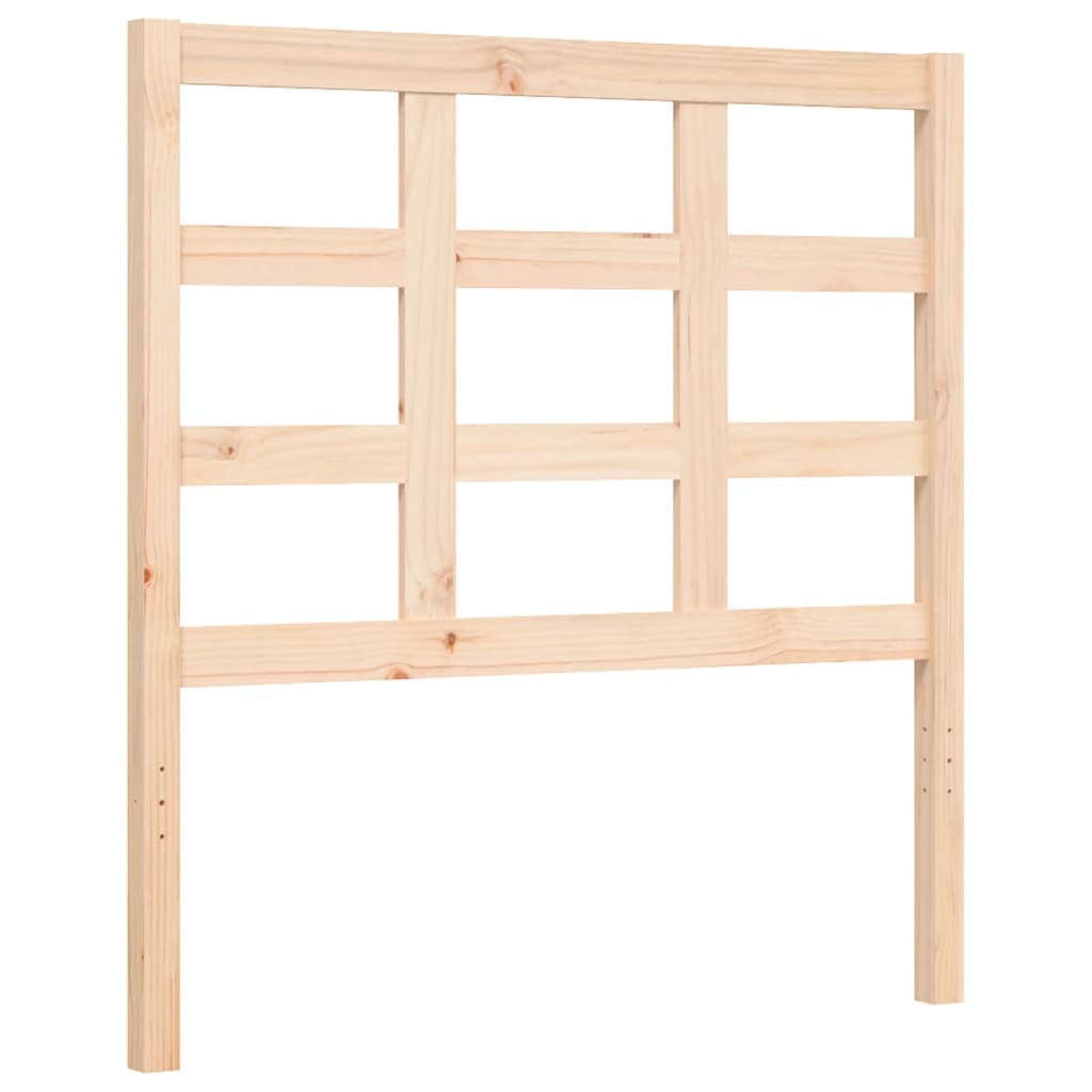 Cadre de lit sans matelas 90x200 cm bois massif