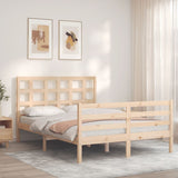 Cadre de lit sans matelas 120x200 cm bois massif