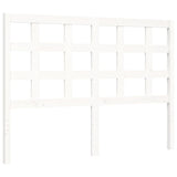 Cadre de lit sans matelas blanc 120x200 cm bois massif