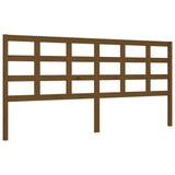 Bed frame without mattress honey brown 200x200 cm solid wood