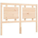 Bed frame without mattress 140x190 cm solid wood