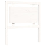 Cadre de lit sans matelas blanc 100x200 cm bois massif