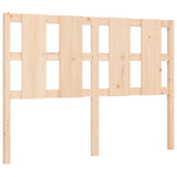 Bed frame without mattress 140x190 cm solid wood