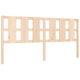 Bed frame without mattress 200x200 cm solid wood