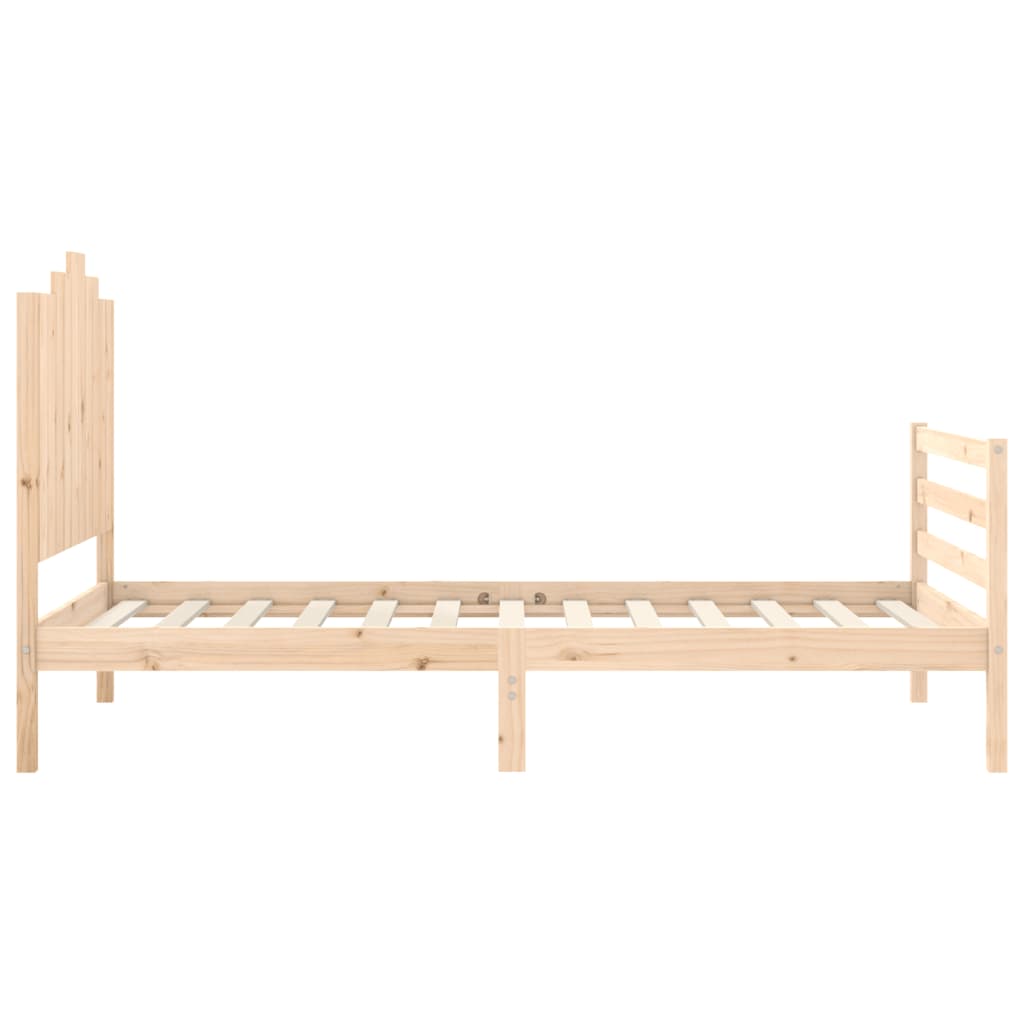 Cadre de lit sans matelas 100x200 cm bois massif