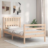 Cadre de lit sans matelas 90x200 cm bois massif