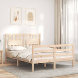 Cadre de lit sans matelas 120x200 cm bois massif