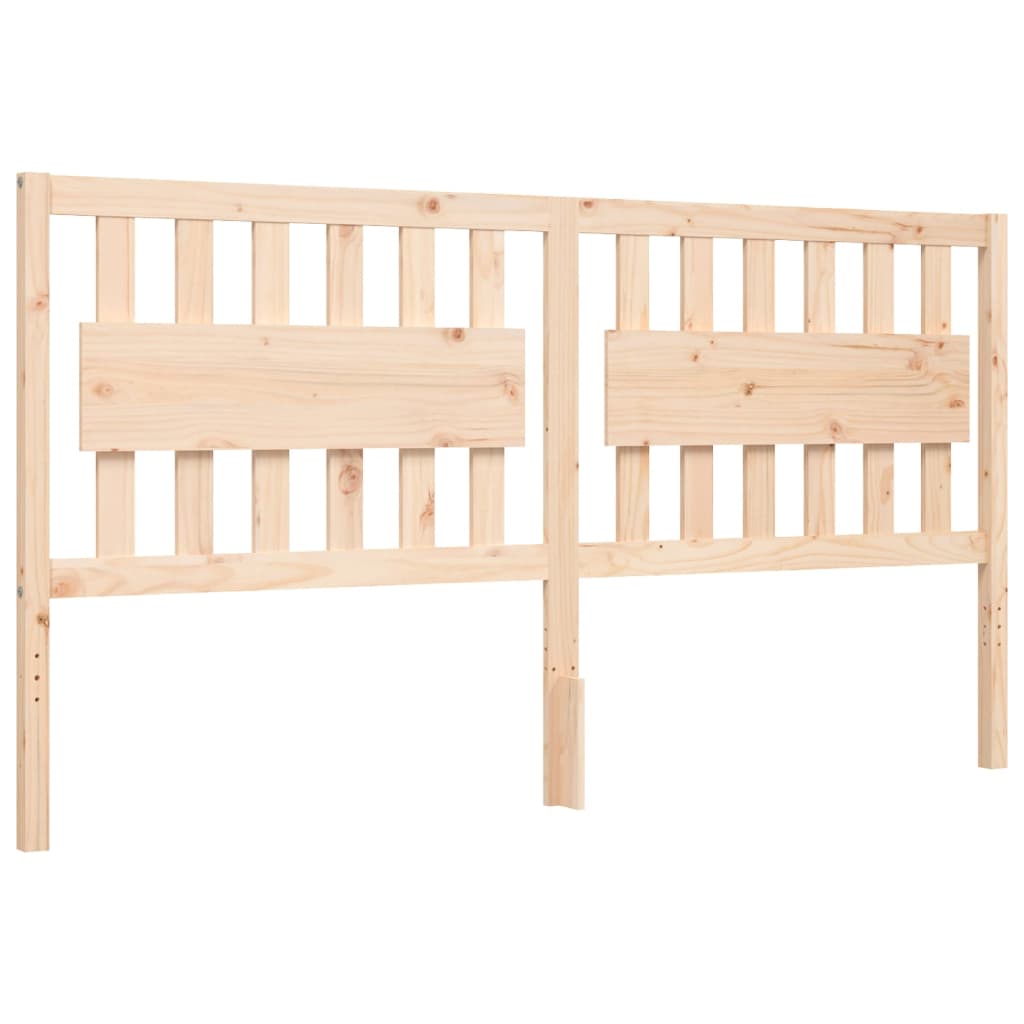 Cadre de lit sans matelas bois massif