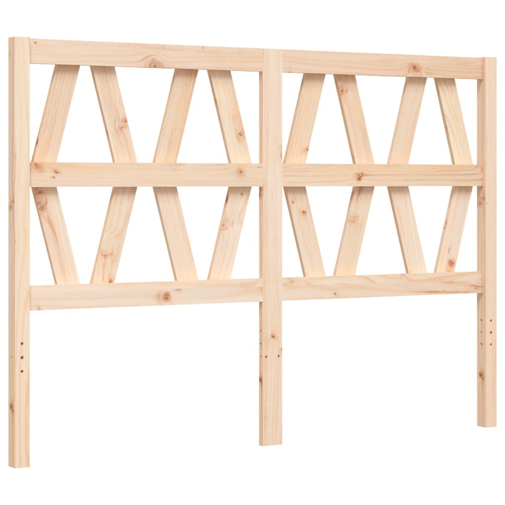 Bed frame without mattress 120x200 cm solid wood