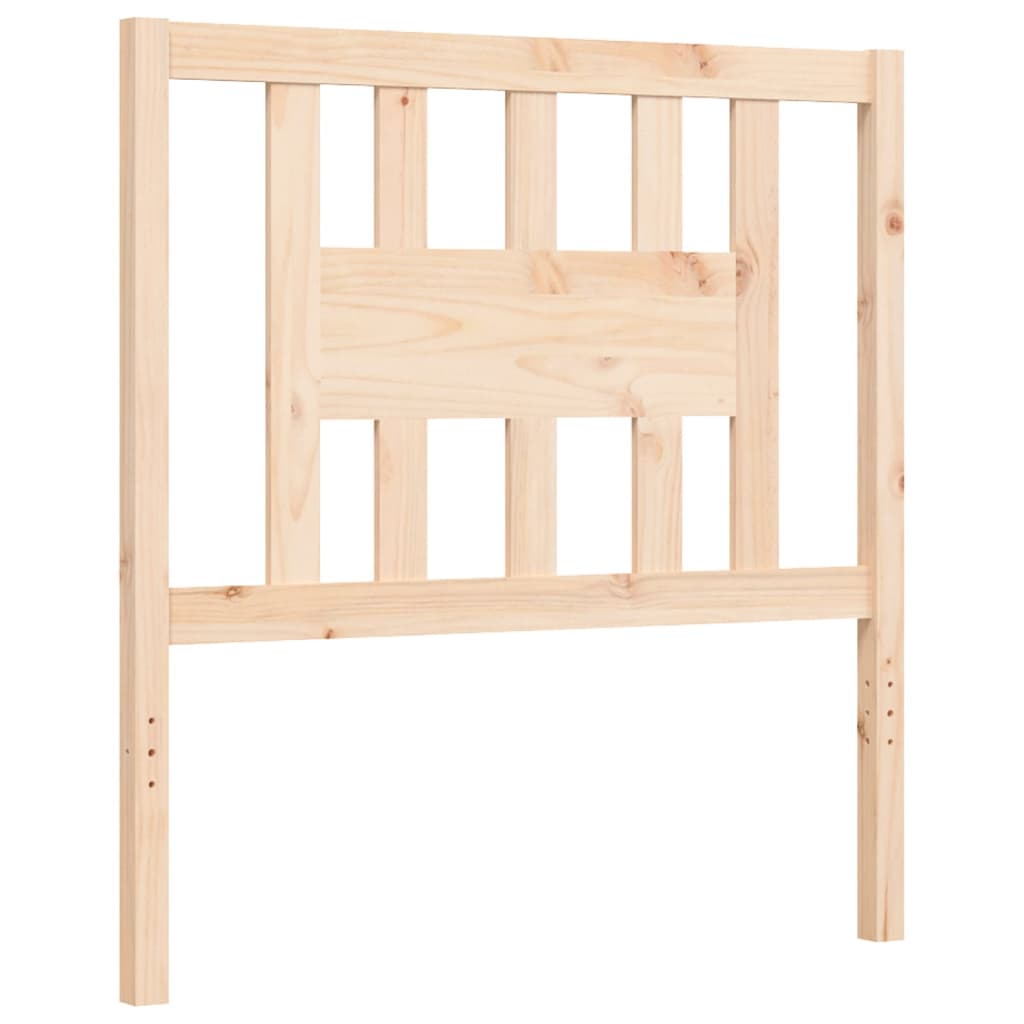 Cadre de lit sans matelas 90x200 cm bois massif