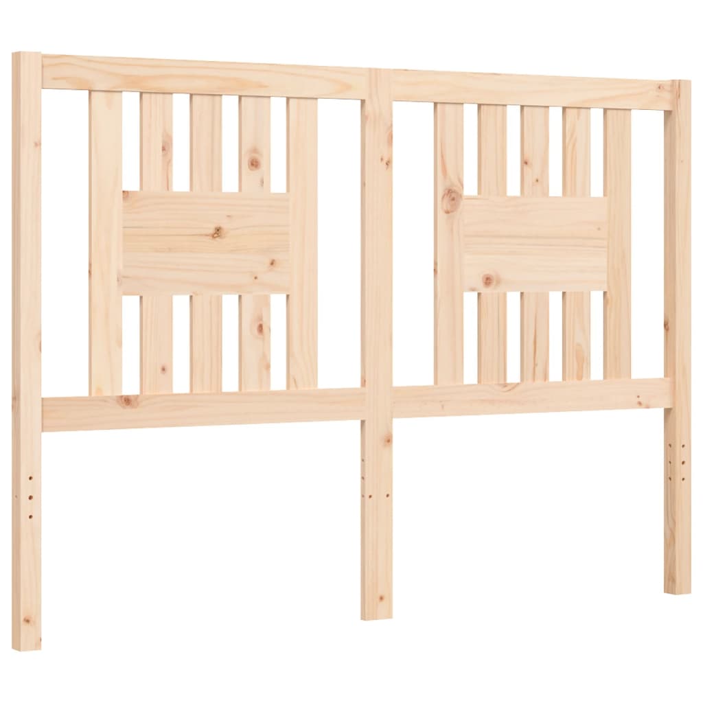 Cadre de lit sans matelas 120x200 cm bois massif