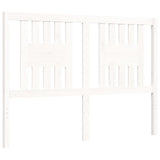 Cadre de lit sans matelas blanc 120x200 cm bois massif