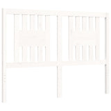 Cadre de lit sans matelas blanc 140x200 cm bois massif