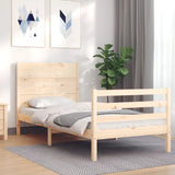 Cadre de lit sans matelas 100x200 cm bois massif