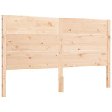 Bed frame without mattress 160x200 cm solid wood