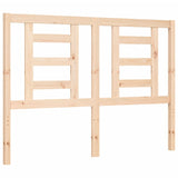 Cadre de lit sans matelas 140x190 cm bois massif