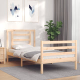 Cadre de lit sans matelas 90x200 cm bois massif