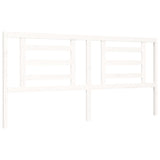 Bed frame without mattress white 200x200 cm solid wood