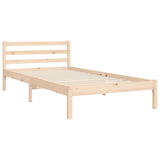 Cadre de lit sans matelas 100x200 cm bois massif