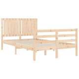 Cadre de lit sans matelas 120x200 cm bois massif