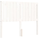 Cadre de lit sans matelas blanc 120x200 cm bois massif