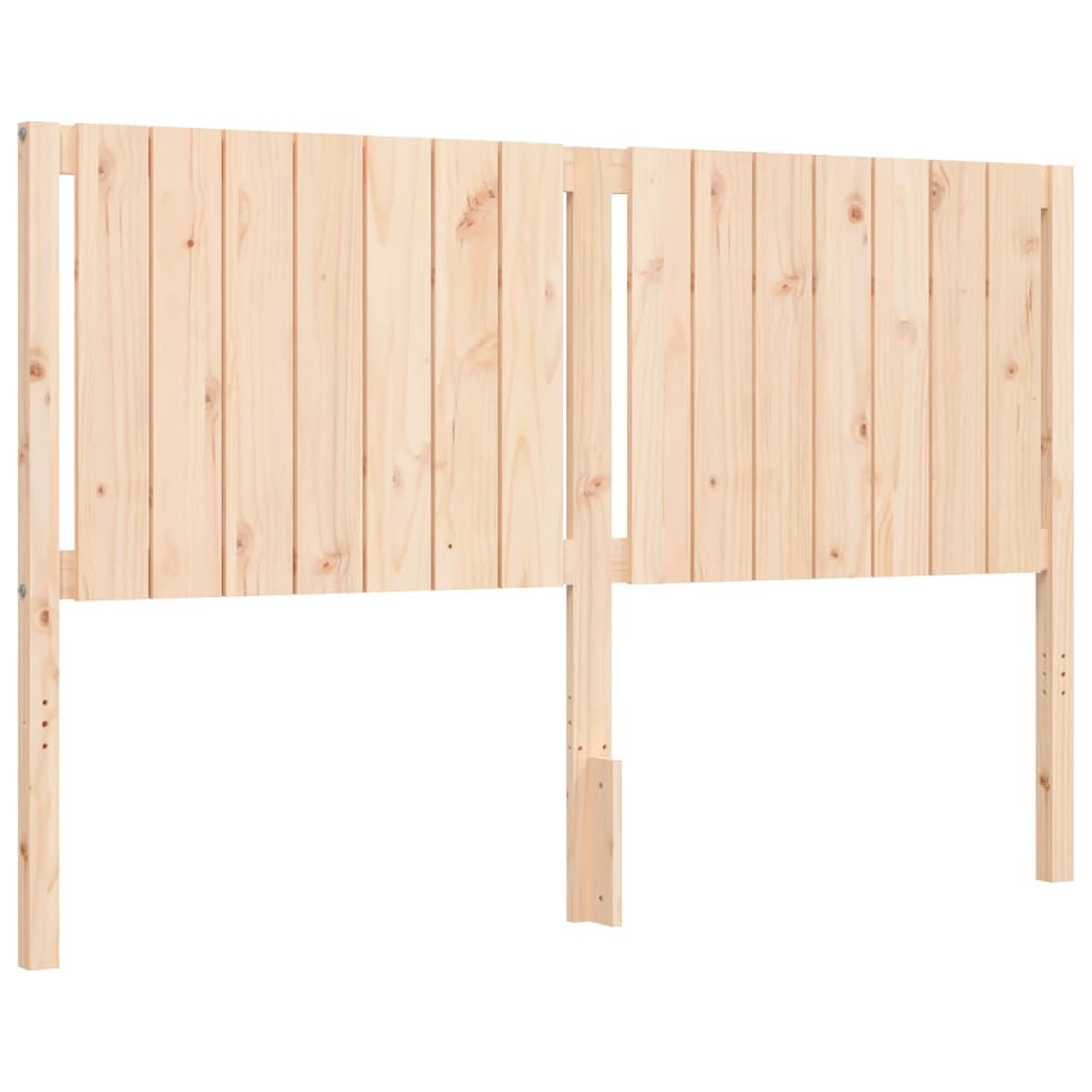 Cadre de lit sans matelas 160x200 cm bois massif