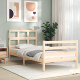 Cadre de lit sans matelas 90x200 cm bois massif