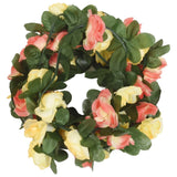 Christmas Flower Garlands 6pcs Bright Red 250cm