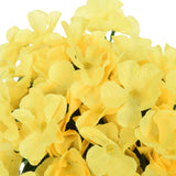 Guirlandes de fleurs de Noël 3 pcs jaune 85 cm