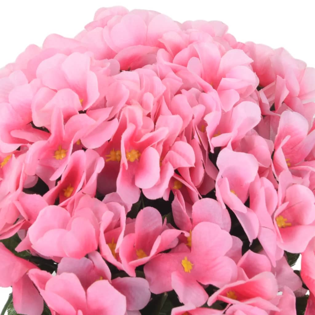 Christmas flower garlands 3 pcs pink 85cm